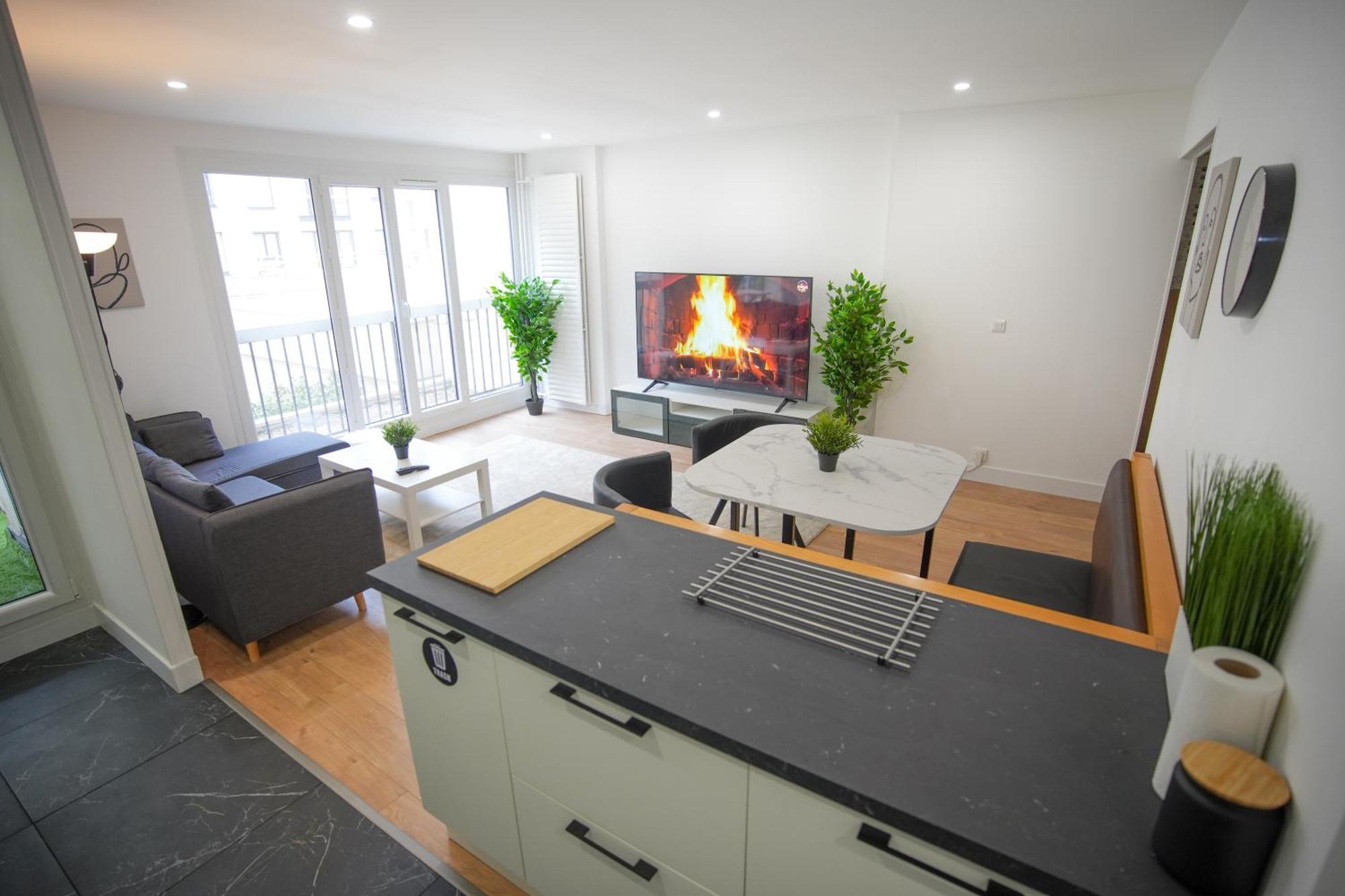 Keyless Appartement Moderne Et Spacieux 90 M2 Parking Шевили-Лару Екстериор снимка